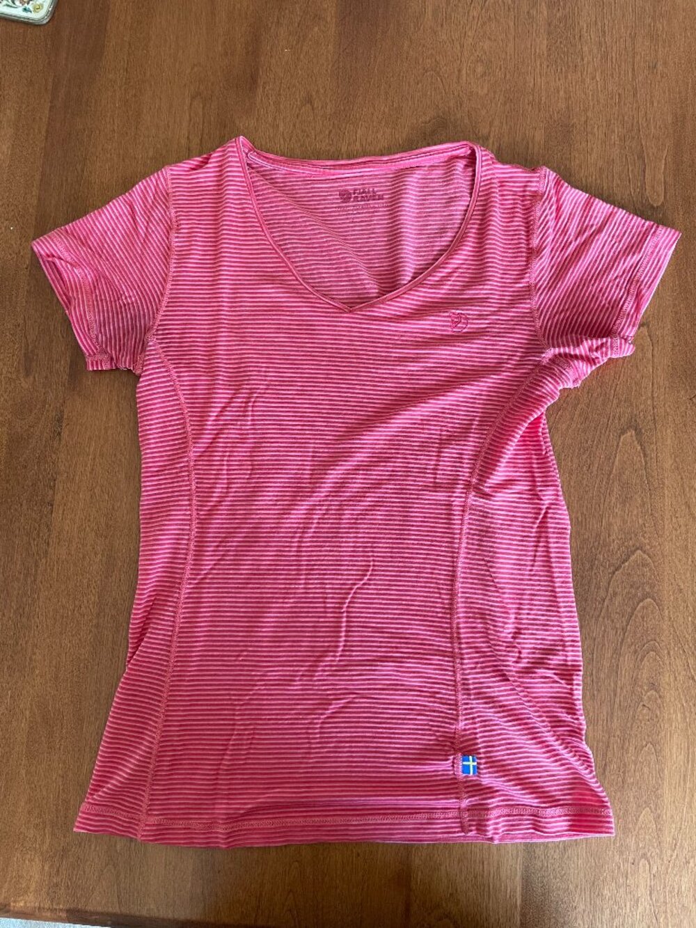 Fjallraven striped shirt